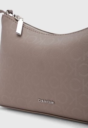Bolso Manos Libres Calvin Klein Must Conv Taupe