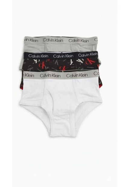 Pack Multicolor De 3 Calzoncillos Para Niño Calvin Klein