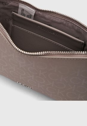 Bolso Manos Libres Calvin Klein Must Conv Taupe
