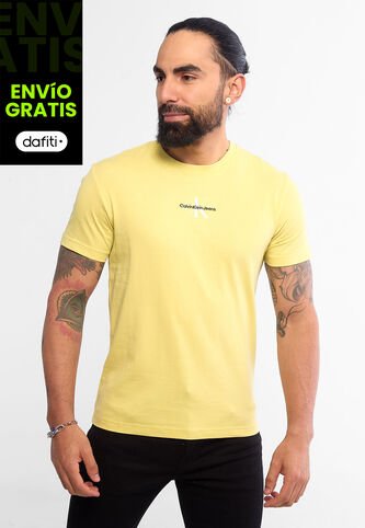 Camiseta Calvin Klein Amarillo Calvin Klein