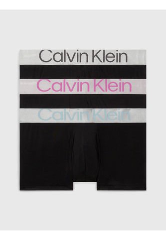 Pack De 3 Boxer Negros - Steel - Low Rise Trunk Calvin Klein Calvin Klein