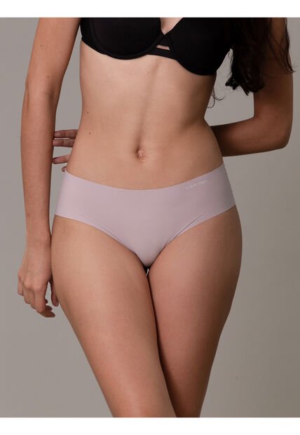 Pantie Morado Tipo Hipster - Invisible Calvin Klein