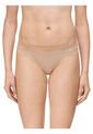 Pantie Modal Tanga Mujer Beige Calvin Klein de Calvin Klein
