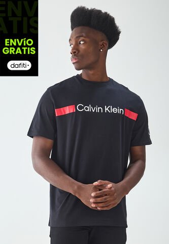 Camiseta Negro-Blanco-Rojo Calvin Klein Calvin Klein
