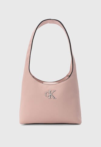 Bolso Calvin Klein Minimal Monograma Rosa Calvin Klein