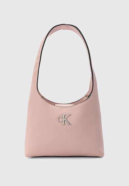 Bolso Calvin Klein Minimal Monograma Rosa