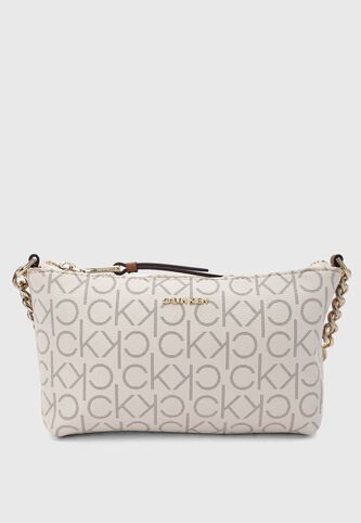 Bolso Manos Libres Calvin Klein Marfil Calvin Klein