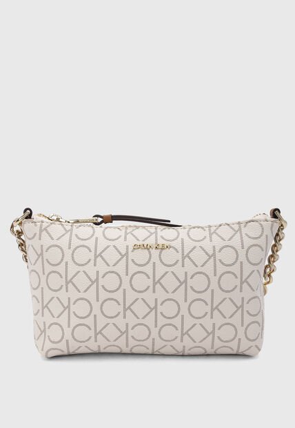 Bolso Manos Libres Calvin Klein Marfil