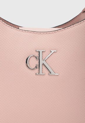 Bolso Calvin Klein Minimal Monograma Rosa