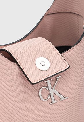 Bolso Calvin Klein Minimal Monograma Rosa