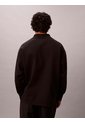 Polo Negro Manga Larga De Canalé Doble Cara Calvin Klein de Calvin Klein