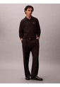 Polo Negro Manga Larga De Canalé Doble Cara Calvin Klein de Calvin Klein