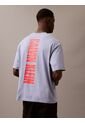 Camiseta Azul Vert Logo Graphic Crewneck Calvin Klein de Calvin Klein