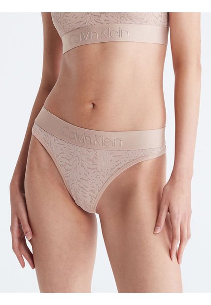 Tanga Con Encaje Tonal - Intrinsic Calvin Klein