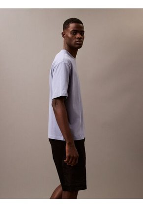 Camiseta Azul Vert Logo Graphic Crewneck Calvin Klein