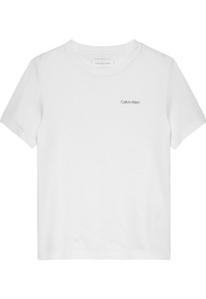 Camiseta Blanca Para Niño Infantil Calvin Klein