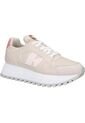 Tenis Beige Runner De Plataforma Calvin Klein de Calvin Klein