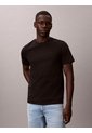 Camiseta Negra Con Micro Monograma Bordado Calvin Klein de Calvin Klein