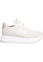 Tenis Beige Runner De Plataforma Calvin Klein de Calvin Klein