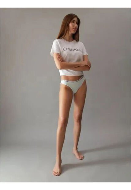 Pantie Verde Bikini Clásica - Modern Logo Calvin Klein