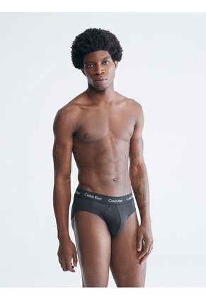 Pack De 3 Hip Brief Negros - Cotton Stretch Calvin Klein