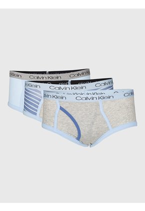 Pack Multicolor De 3 Calzoncillos Para Niño Calvin Klein