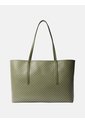 Bolso Verde Tote Con Logo Monograma Con Bolsito Calvin Klein de Calvin Klein