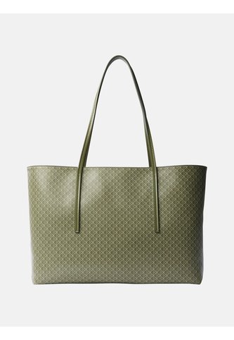 Bolso Verde Tote Con Logo Monograma Con Bolsito Calvin Klein Calvin Klein