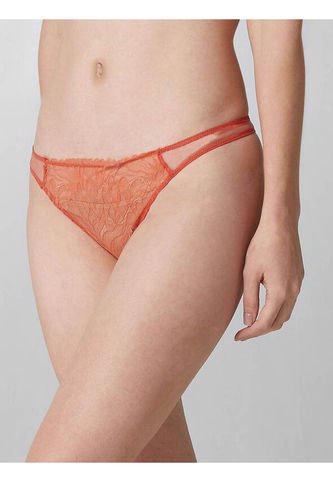 Pantie Naranja Tipo Tanga Con Encaje Para Mujer Calvin Klein Calvin Klein