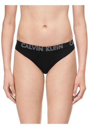 Pantie Negro Tipo Tanga Para Mujer En Algodón Calvin Klein