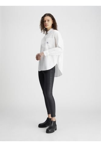 Camisa Blanca Relaxed Con Bolsillo Calvin Klein Calvin Klein