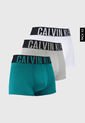 Bóxer x3 Blanco-Gris-Turquesa Calvin Klein de Calvin Klein