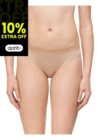 Pantie Beige Tipo Hipster Para Mujer Calvin Klein Calvin Klein