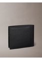 Billetera Negra Plegada De Cuero Saffiano Calvin Klein de Calvin Klein