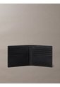 Billetera Negra Plegada De Cuero Saffiano Calvin Klein de Calvin Klein