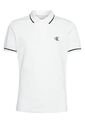 Polo Blanco Regular Con Ribetes A Contraste Calvin Klein de Calvin Klein
