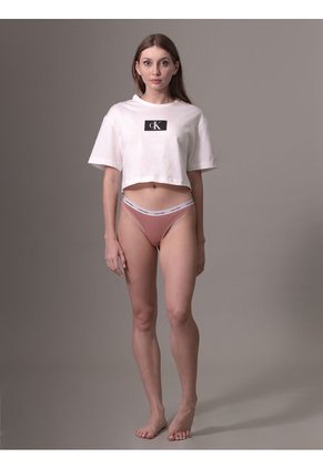 Pantie Rosada Tipo Tanga - Modern Logo Calvin Klein