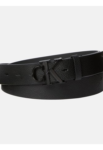 Cinturón Multicolor De Cuero Con Hebilla De Monograma Calvin Klein Calvin Klein
