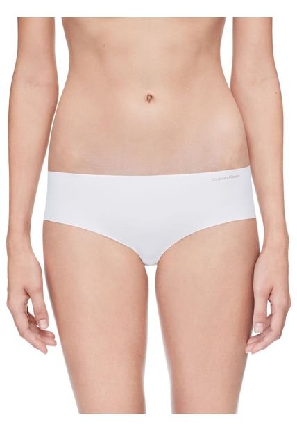 Panties Tipo Hipster Blanco En Microfibra Para Mujer Calvin Klein