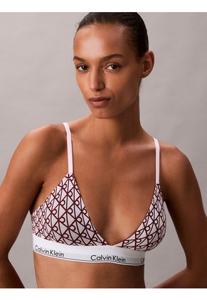 Bralette Multicolor Triangular - Icon Cotton Modal Calvin Klein