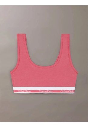 Pack Rosado De 3 Sujetadores Varsity De Algodón Stretch Calvin Klein