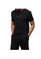 Camiseta Negra Básica Colorblock Con Logo Calvin Klein de Calvin Klein