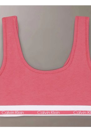 Pack Rosado De 3 Sujetadores Varsity De Algodón Stretch Calvin Klein