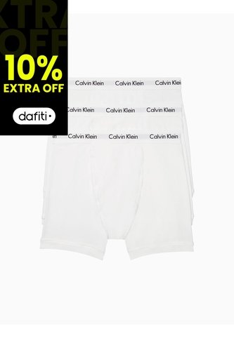 3 Pack De Boxer Blancos En Algodón Calvin Klein Calvin Klein