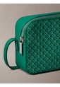 Bolso Verde Cruzado Con Logo Monograma En Todo El Artículo Calvin Klein de Calvin Klein