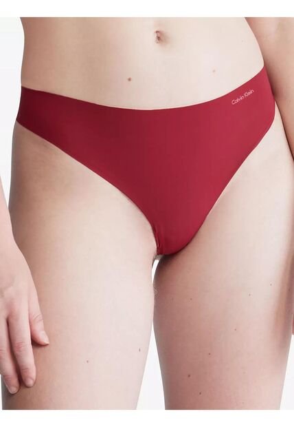 Panties Tipo Tanga Invisible Con Logo En El Lateral Calvin Klein