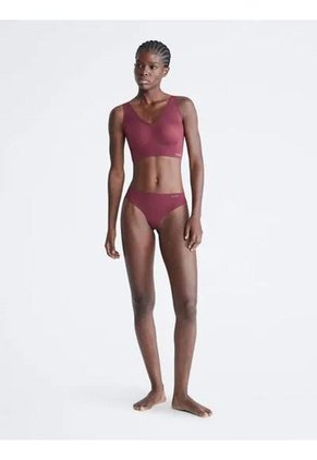Panties Vinotinto Invisible Con Logo En El Lateral Calvin Klein