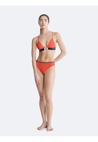 Pantie Naranja Tipo Tanga En Algodón Calvin Klein Calvin Klein