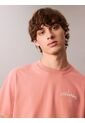 Camiseta Rosada Con Logo Bordado Calvin Klein de Calvin Klein