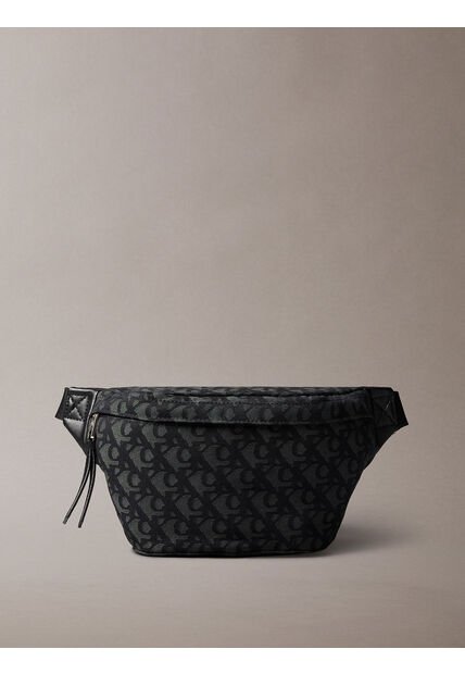 Canguro Negro De Jacquard Con Logo Calvin Klein
